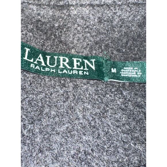 Lauren Ralph Lauren Women’s Pea Coat Wool Blend Lined Gray M Preppy Old Money - Picture 2 of 14